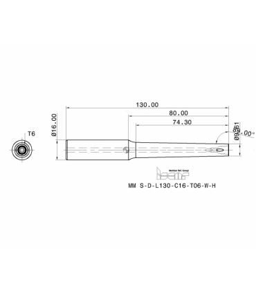 MM S-D-L130-C16-T06-W-H