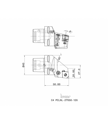 C4 PCLNL-27050-12X