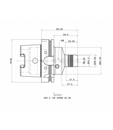 HSK A100 HYDRO 8X85