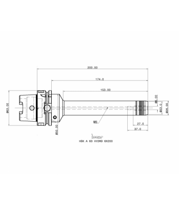HSK A63 HYDRO 6X200