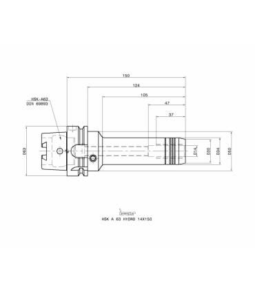 HSK A63 HYDRO 14X150