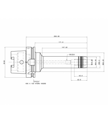 HSK A100 HYDRO 16X200