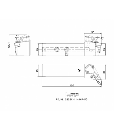 PDJNL 2525X-11-JHP-MC