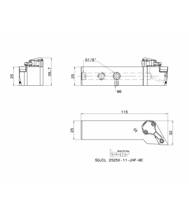 SDJCL 2525X-11-JHP-MC