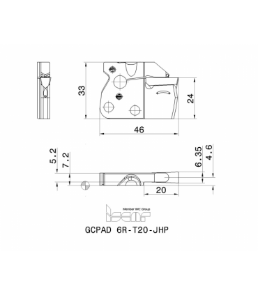 GCPAD 6R-T20-JHP