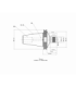DIN69871 50 HYDRO 8X68