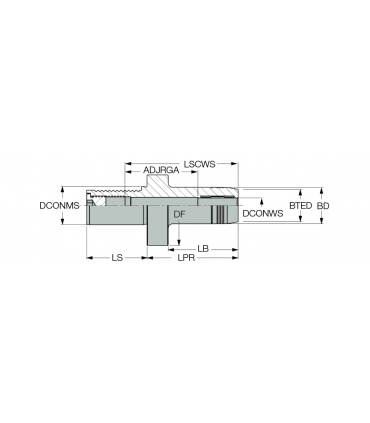 DIN69880 40 HYDRO 25X95