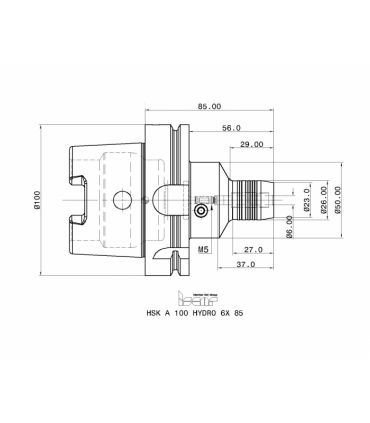HSK A100 HYDRO 6X85