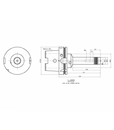 HSK A100 HYDRO 6X150