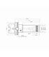 HSK A100 HYDRO 25X200