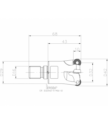 ER D32A42-5-M16-10