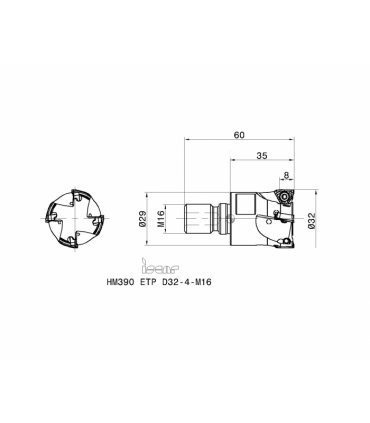 HM390 ETP D32-4-M16