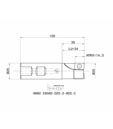 HM90 E90AD-D25-2-W25-C