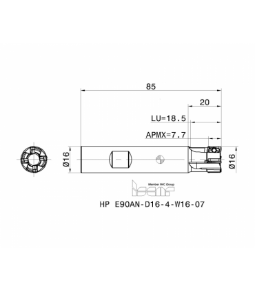 HP E90AN-D16-4-W16-07