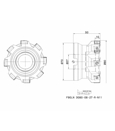 F90LN D080-08-27-R-N11
