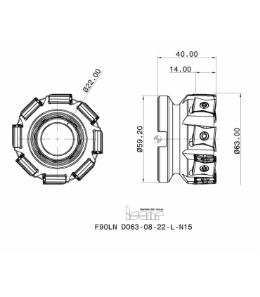 F90LN D063-08-22-L-N15