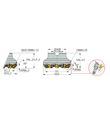 SOF45CL 8/16 D050-07-22R