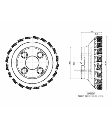 T890HT FLN D160-20-40-R13