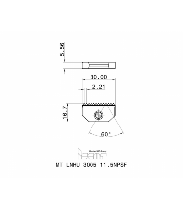 MT LNHU 3005 11.5NPSF 908