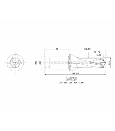 D3N 250-038-32R-1.5D
