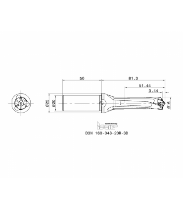 D3N 160-048-20R-3D