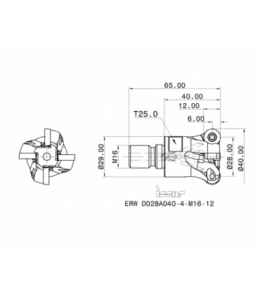 ERW D028A040-4-M16-12