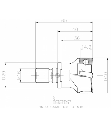 HM90 E90AD-D40-4-M16
