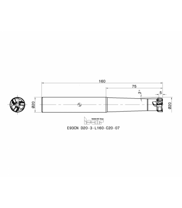 E93CN D20-3-L160-C20-07