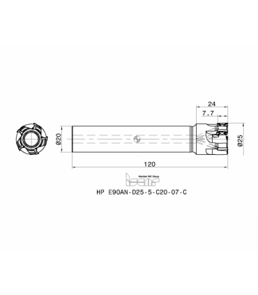 HP E90AN-D25-5-C20-07-C