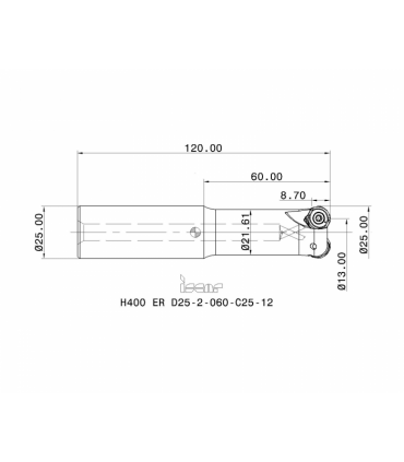 H400 ER D25-2-060-C25-12