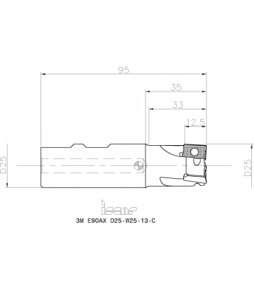 3M E90AX D25-W25-13-C