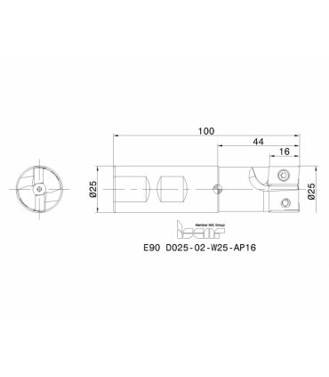E90 D025-02-W25-AP16