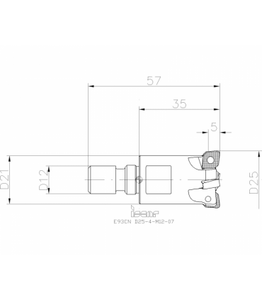 E93CN D25-4-M12-07