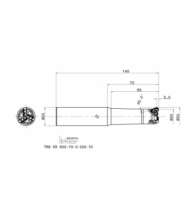 TR6 ER D25-70-3-C25-10
