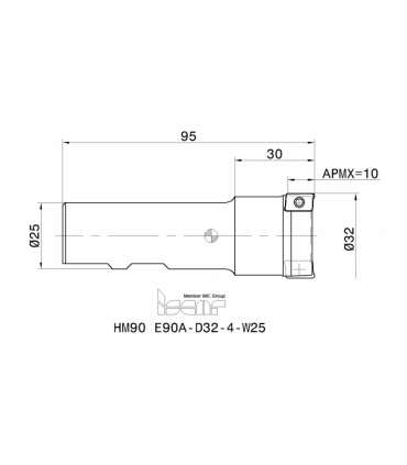 HM90 E90A-D32-4-W25