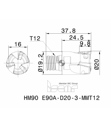 HM90 E90A-D20-3-MMT12