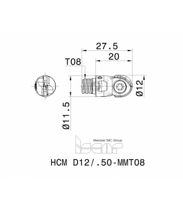 HCM D12/.50-MMT08