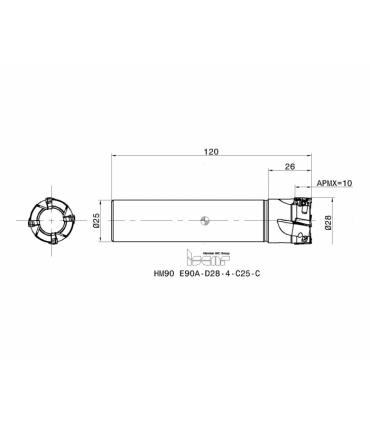 HM90 E90A-D28-4-C25-C
