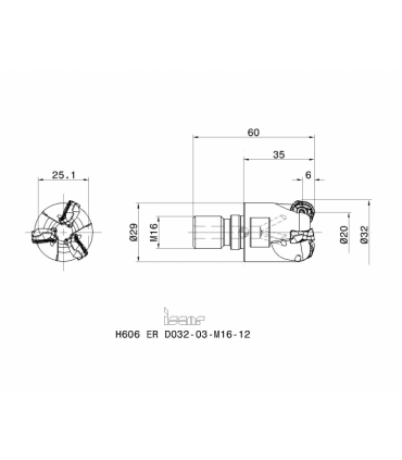 H606 ER D032-03-M16-12