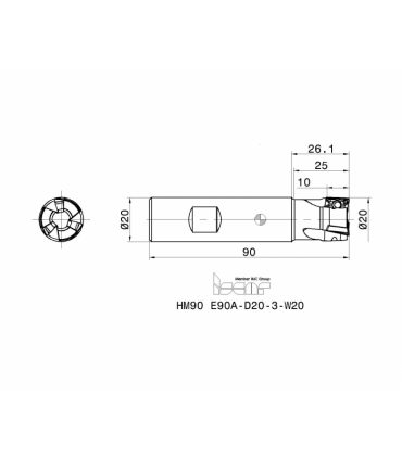 HM90 E90A-D20-3-W20