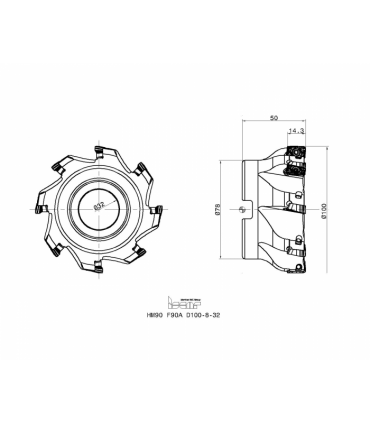 HM90 F90A D100-8-32