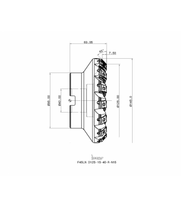 F45LN D125-15-40-R-N15