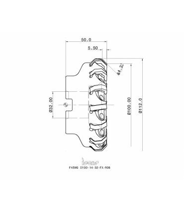 F45WG D100-14-32-FX-R08