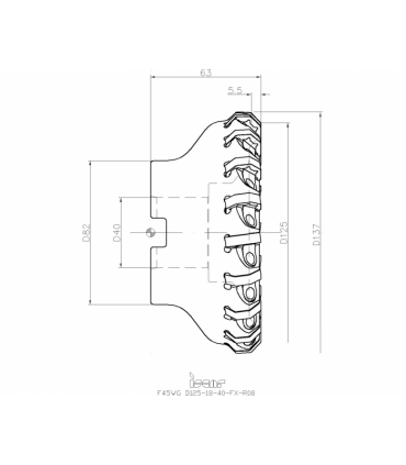 F45WG D125-18-40-FX-R08