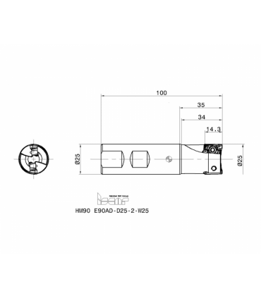 HM90 E90AD-D25-2-W25