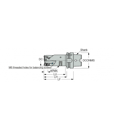 HM90 EAL40-L120-HSK63A-15