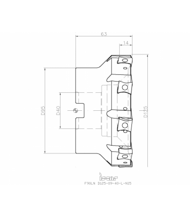 F90LN D125-09-40-L-N15