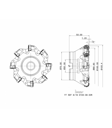 FF SOF 8/16 D100-08-32R