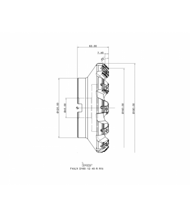F45LN D160-12-40-R-N15