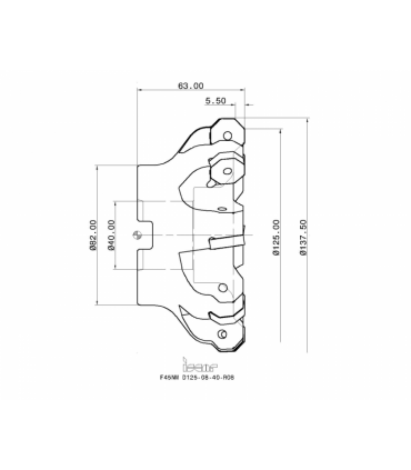 F45NM D125-08-40-R08